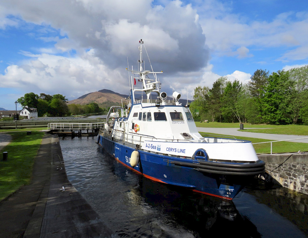 The Cerys Line is a 26m survey vessel